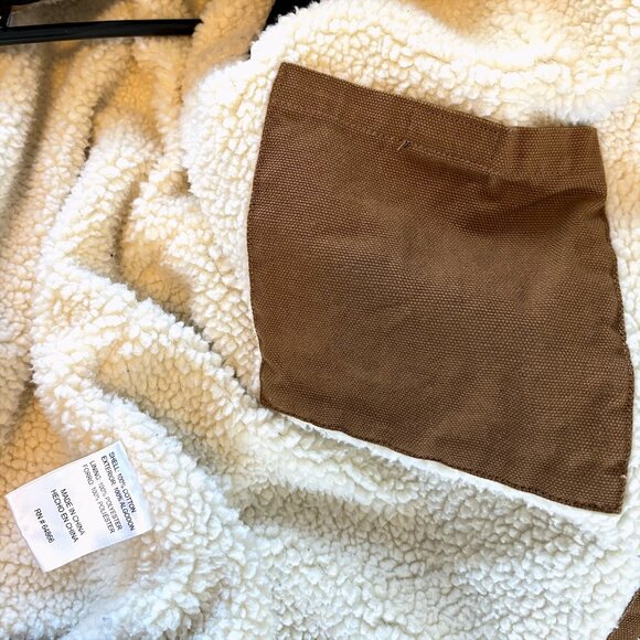 NWOT! Men’s Lee Tan Sherpa Trucker Utility Jacket - Picture 8 of 8